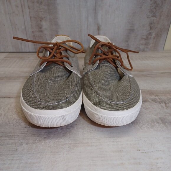 ✅Beverly Hills Polo Club Boat Dock Shoes Grey Men's Size 14 EUC BP7109 Sneakers - Picture 10 of 12